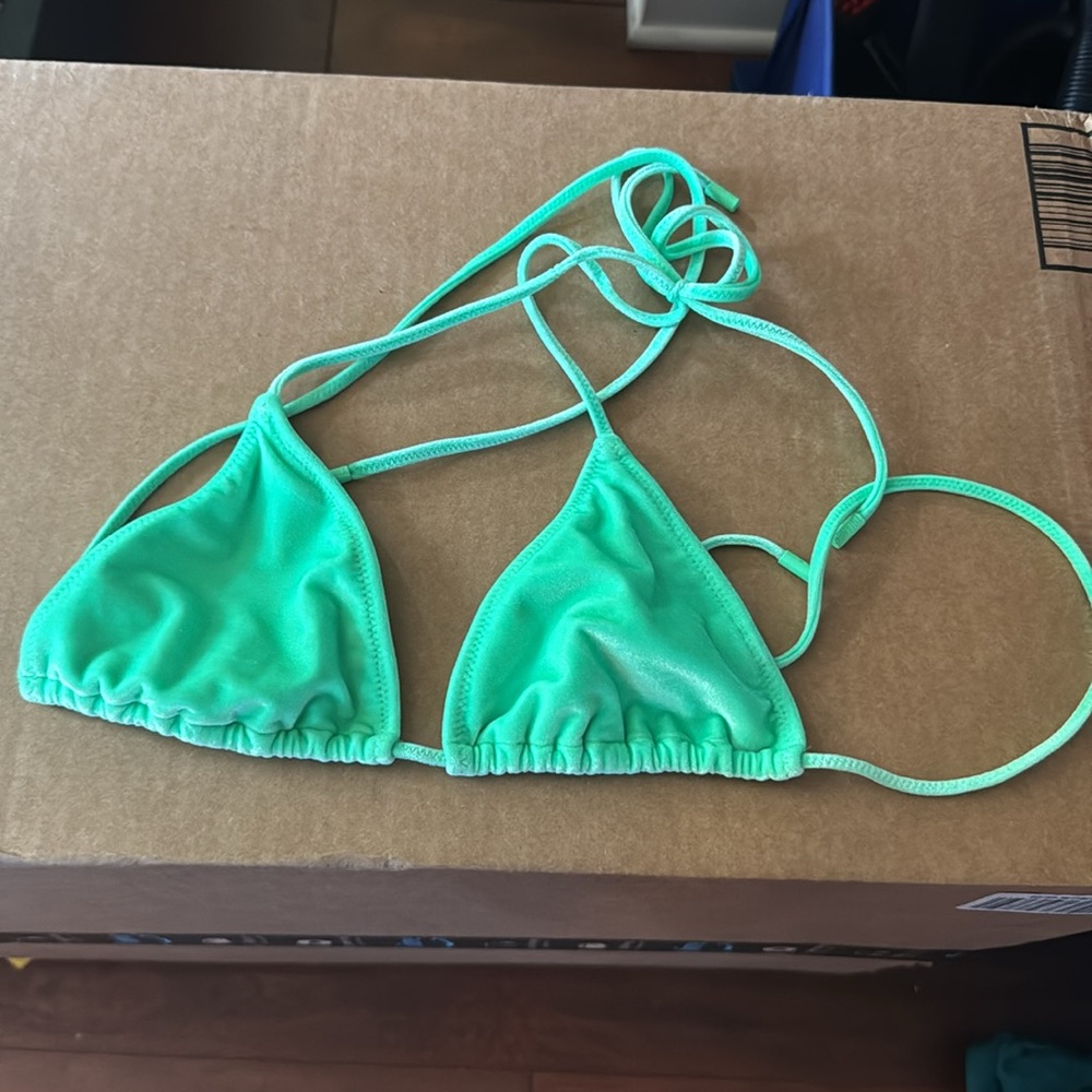 Triangl Swimwear lime Bikini Top - Picture 2 of 4